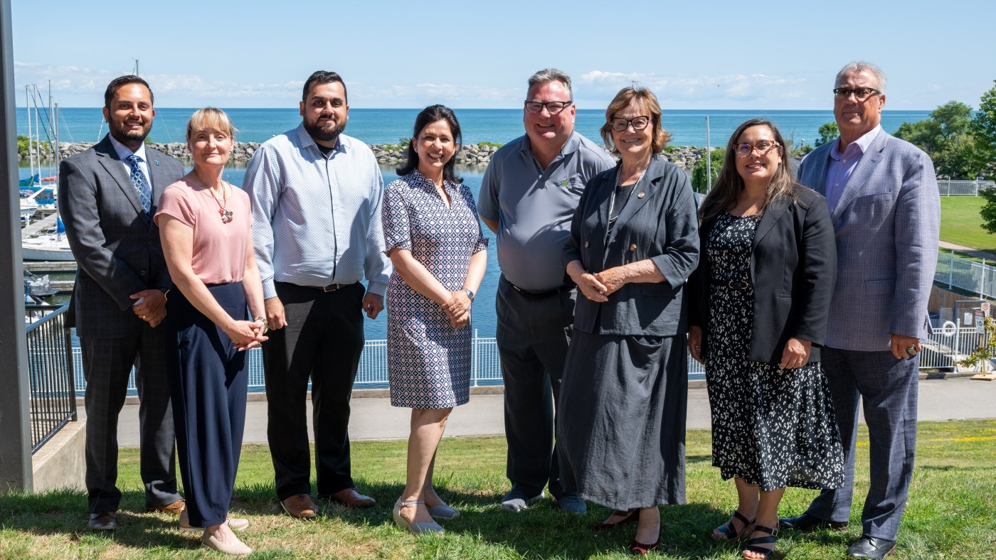 Anirudh Nathan, Lisa Burnside, Mujtaba Ali, Chandra Sharma, Brad Clark, Mayor Sandra Easton, Leilani Lee-Yates, John Metcalfe
