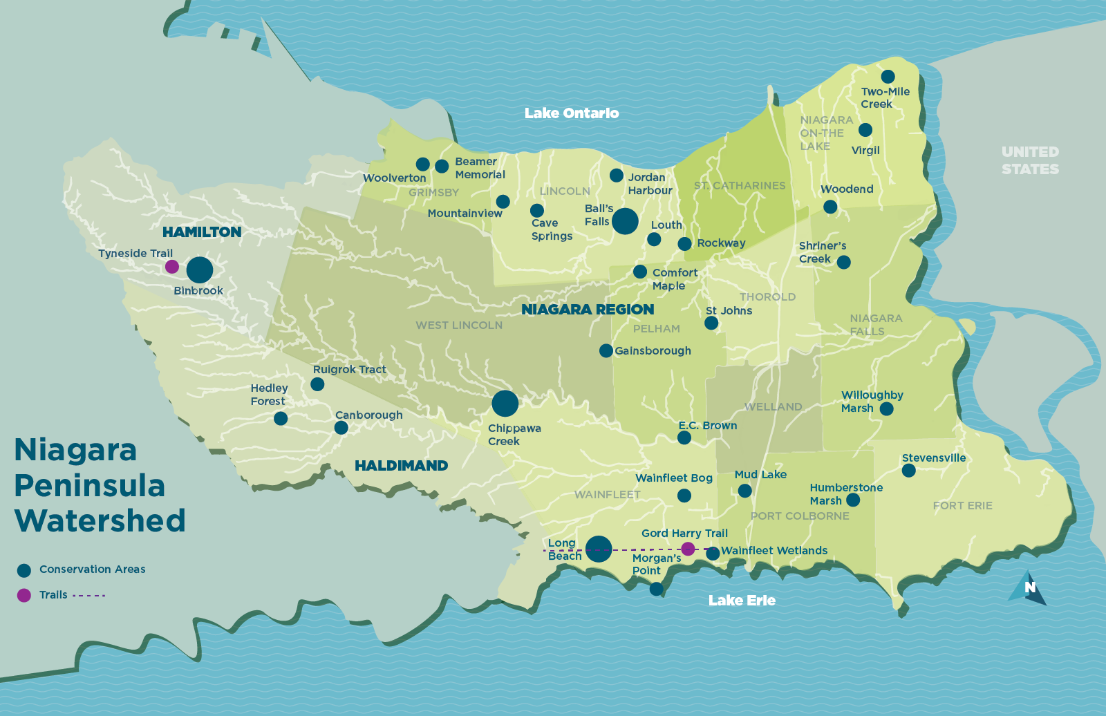 NPCA WATERSHED MAP