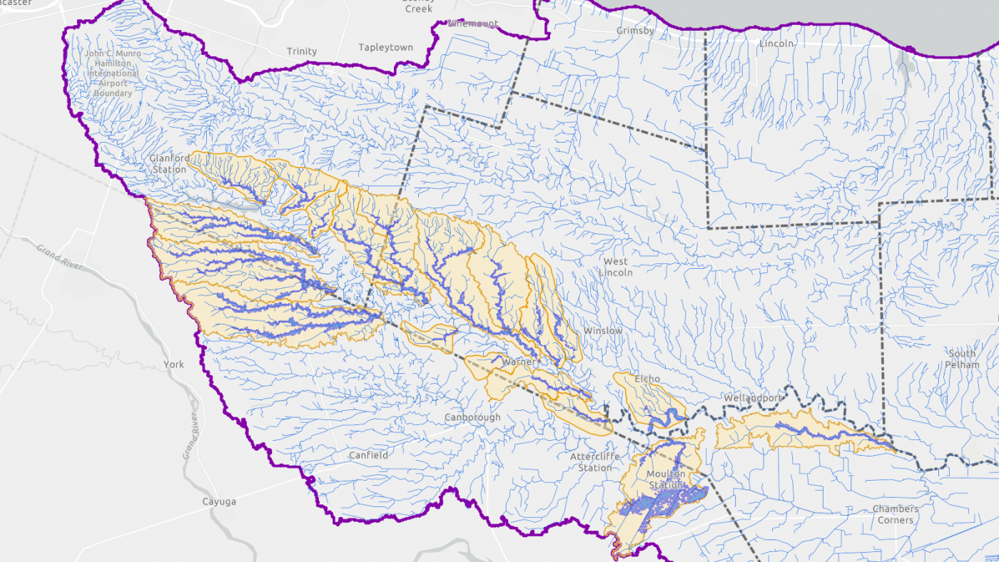 GIS Floodplain Mapping – Upper Welland River Tributaries
