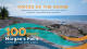 Graphic for Voices of the Shore, orange and 100th anniversary design