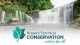 Photo of Balls Falls with NPCA logo with tulip leaf