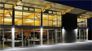 Illuminated exterior of Glen Elgin Room