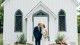 Couple in front of chapel