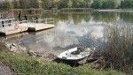 Dock and boat of Chippawa Creek