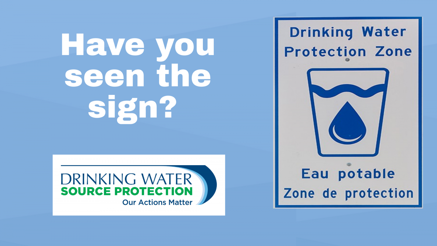 Have you seen the sign? Photo of Drinking Water Protection Zone sign
