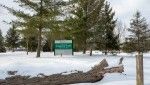 Chippawa Creek park in winter