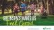 People running and spending time outdoors in green space and trees