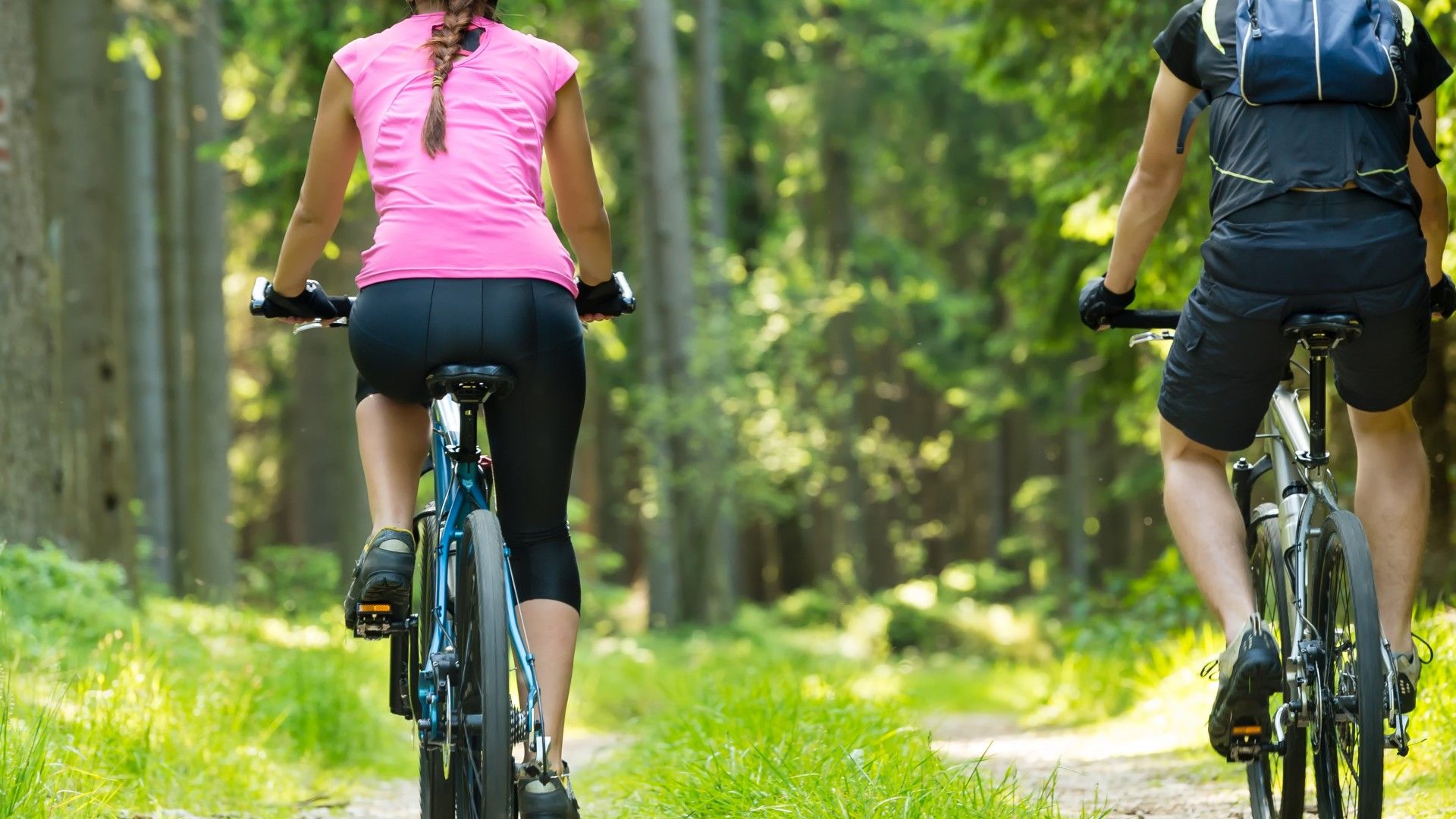 Bikers on the Gord Harry Path